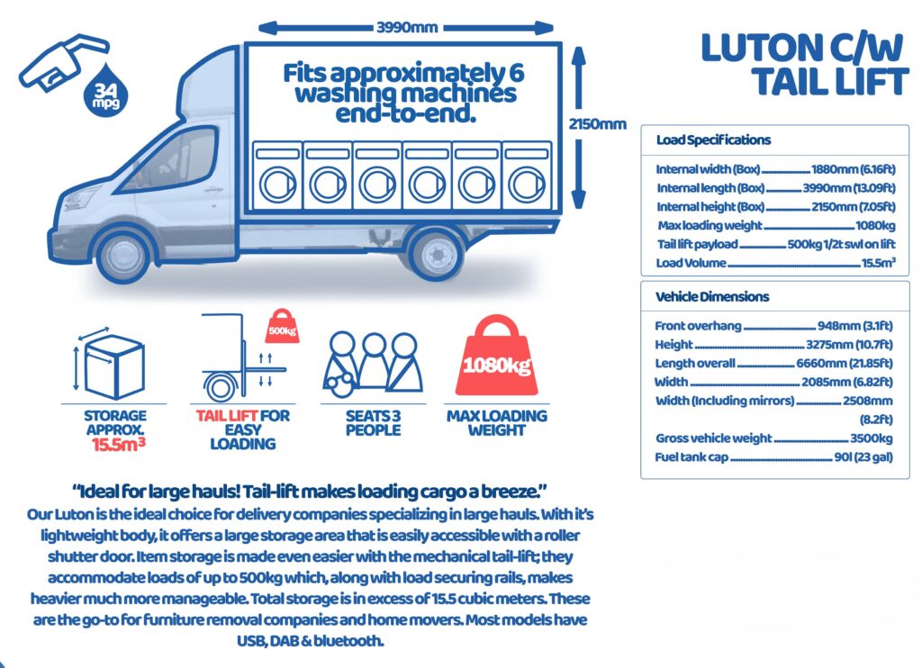 How to Choose the Right Size Van for Moving House in Preston