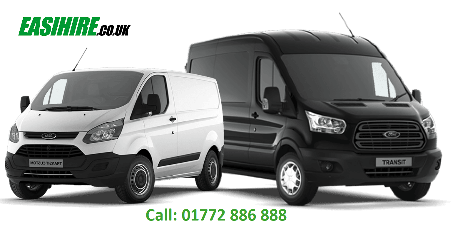 2 examples of the vehicles we hire out