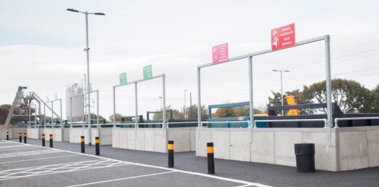 Using a Rental Van at Preston Recycling Centre.